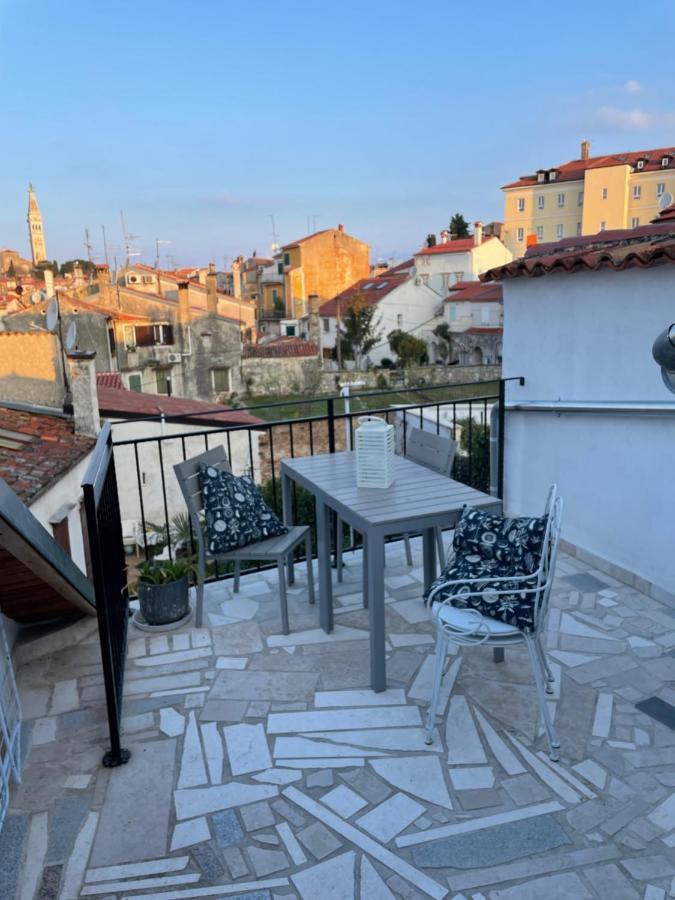 Steinhaus Mit Terrasse Apartment Rovinj Bagian luar foto